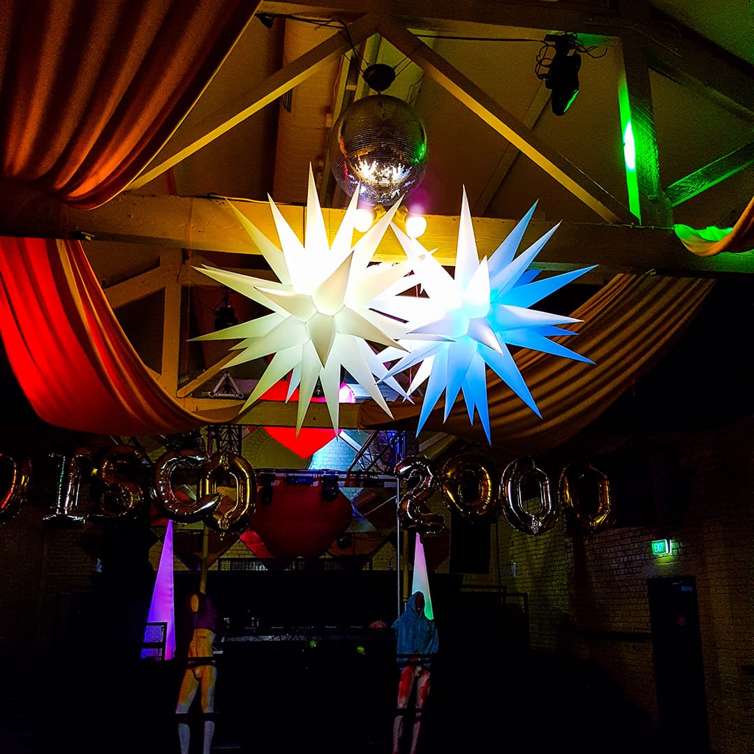 Inflatable stars, inflatable stars for hire