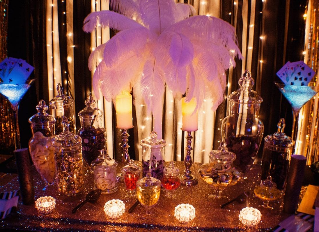 Great Gatsby Party  Gatsby party decorations, Great gatsby party, Gatsby  birthday party