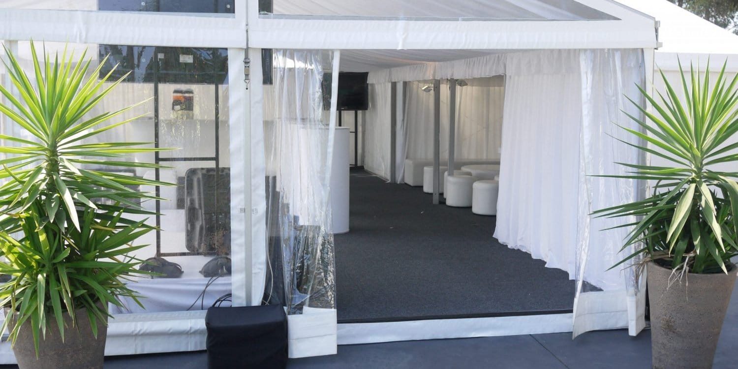 ClearSpan structure Marquee hire