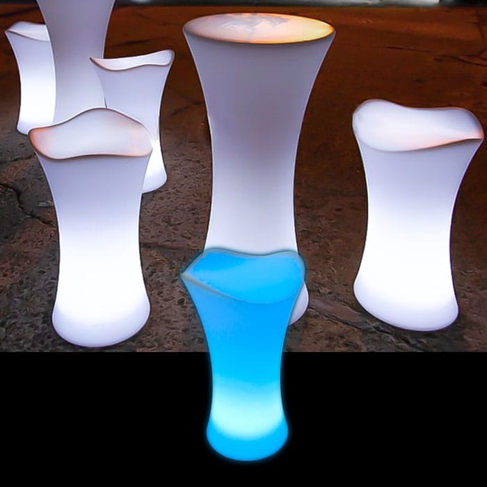 Illuminated Bar Stool glow furniture seating hire melbourne