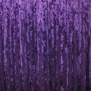 Crushed Velvet Dark Purple Drape Hire Melbourne