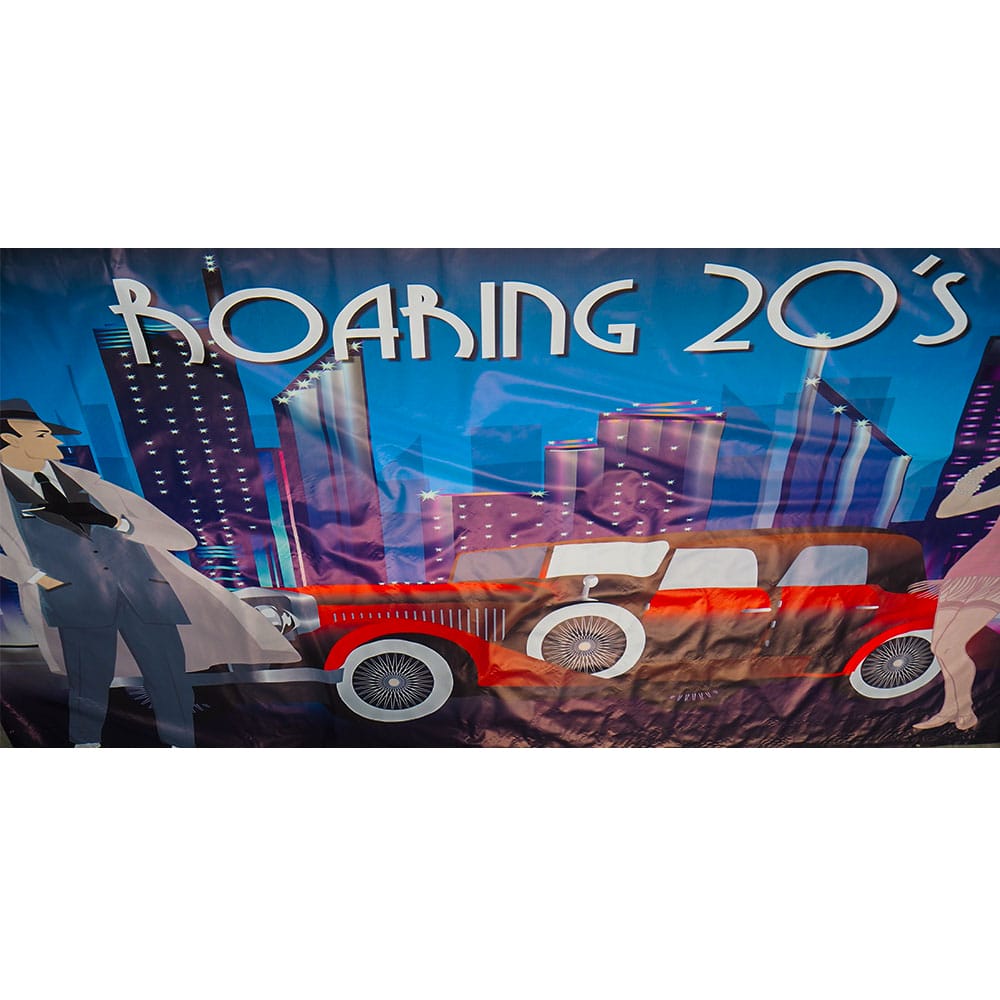 Large Roaring 20s Backdrop Hire Melbourne