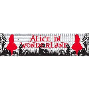 Alice In Wonderland Themed Entrance Banner Hire Melbourne