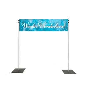 Backdrop Rigging with winter wonderl and light banner hire melbourne