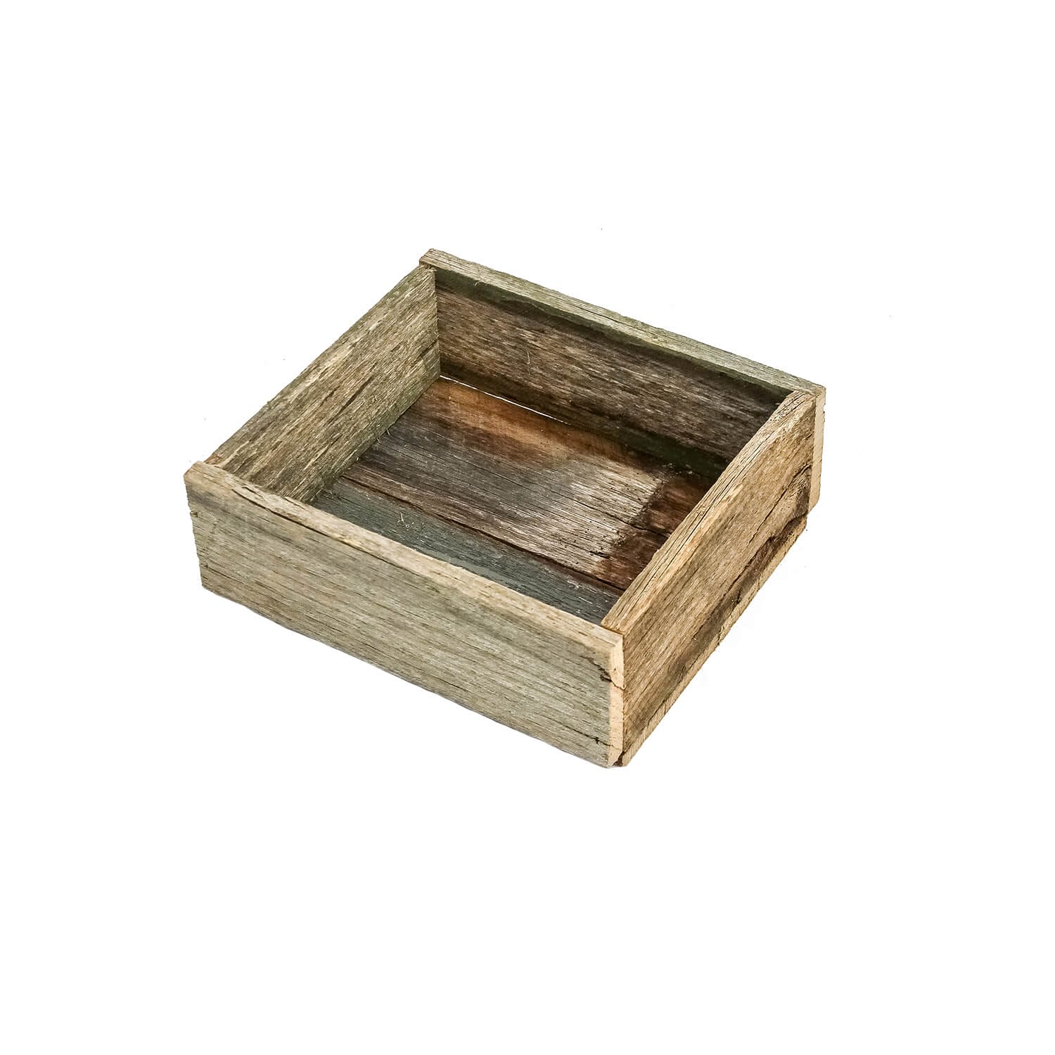 Wooden Rustic Shallow Crates