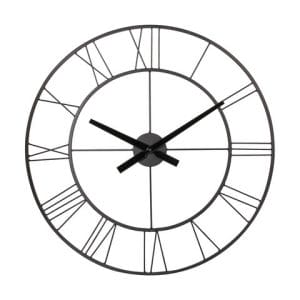Black Metal Clock