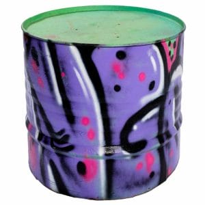 Graffiti Drum - Half Size, purple