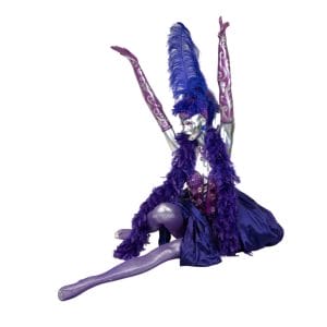mannequin-female-arms-up-purple-hire-melbourne-feel-good-events