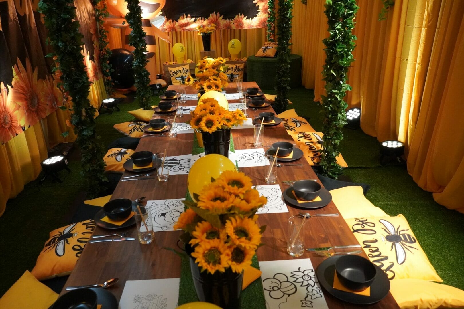 Bumble Bee Party Theme Hire