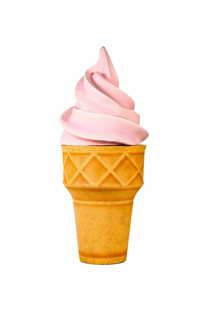Party Props - Pink Ice Cream in a cone