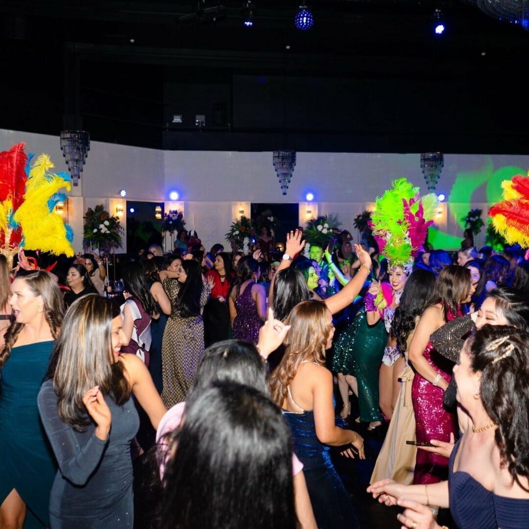 dancers and guests dancing - make sure your party is well-attended