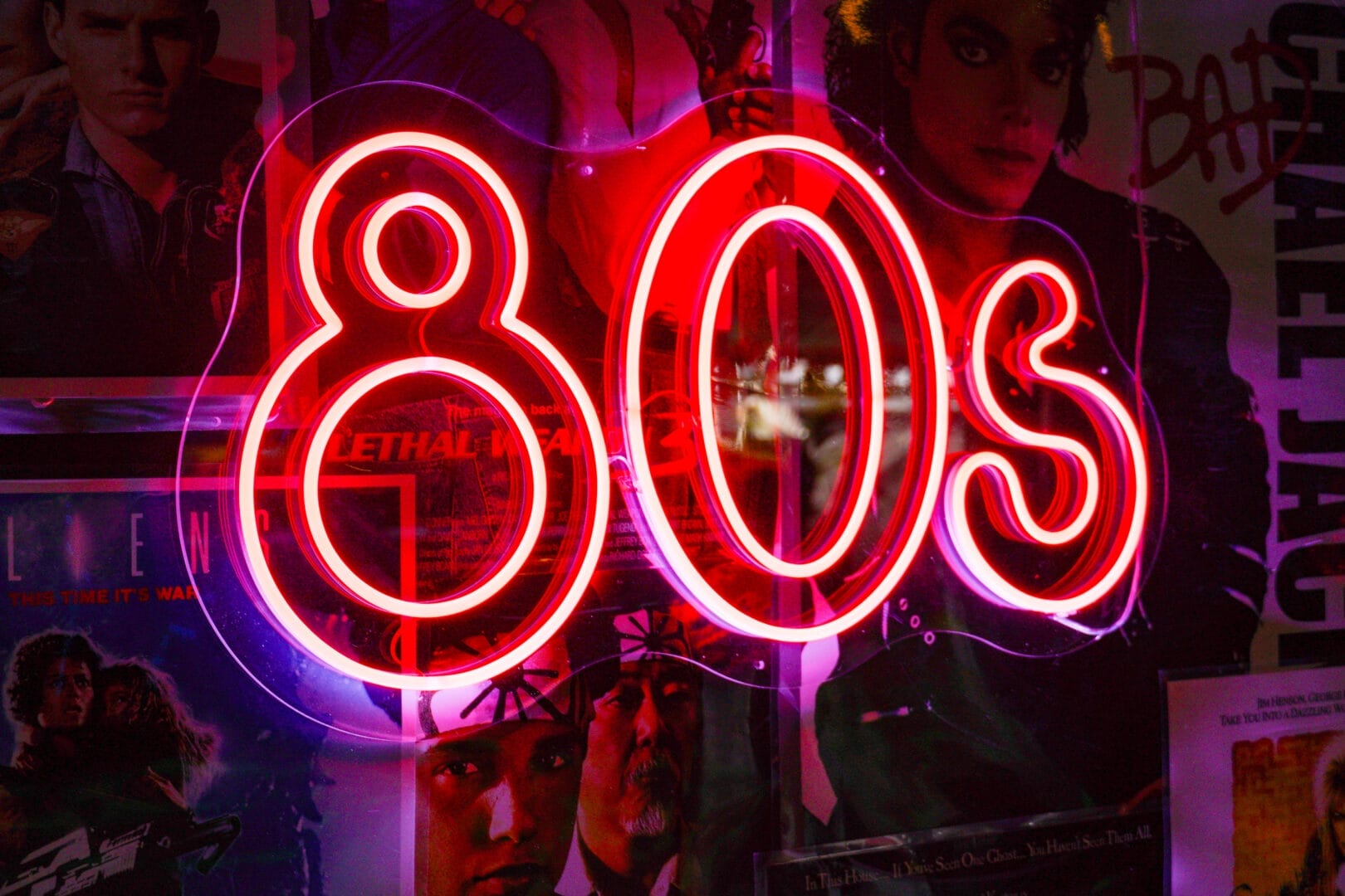80s Neon sign