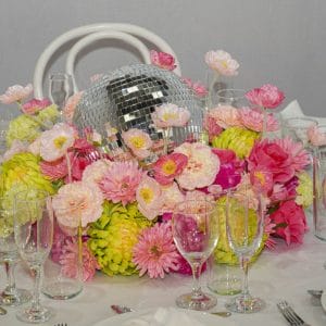 Bright Blooms Floral Centrepiece